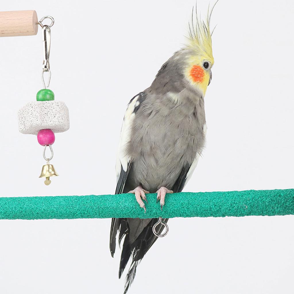 Cușcă pentru papagali Leagăn cu pod cu tavă Bol de hrănire Accesorii în picioare Materiale pentru antrenament în pod pentru papagali