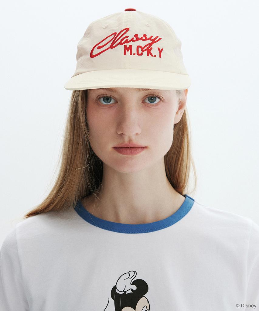 CLOVE [26Sm Clove] Disney_Logo Cap (2Color)