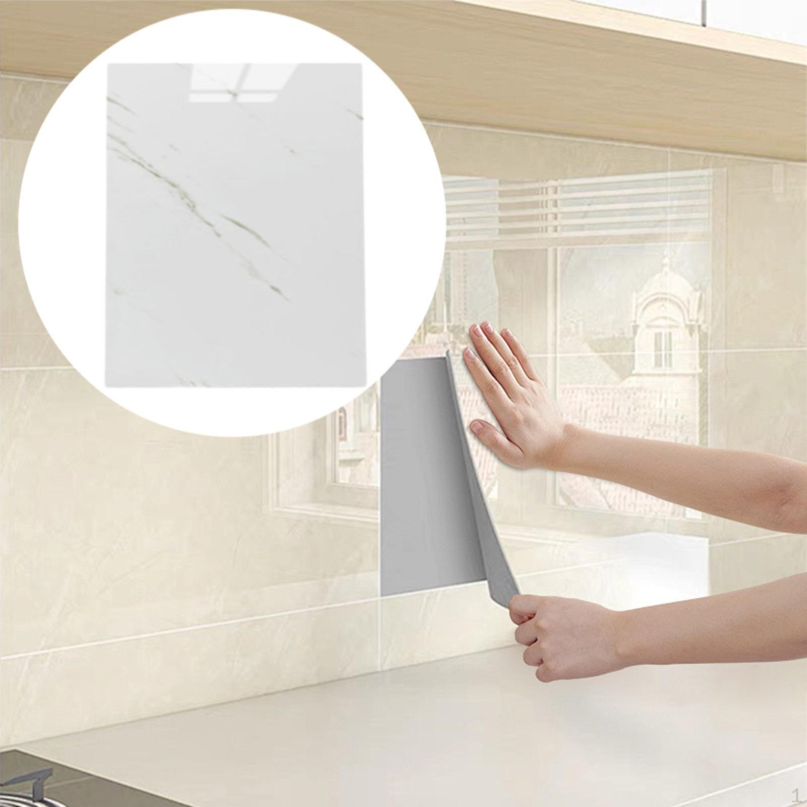 

Наклейка на настенную плитку для фартука, имитация мрамора, современные панели из ПВХ, обои для Style A