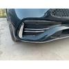 For Mercedes-Benz C-Class W206 C180 C200 C300   Car Accessories ABS Chrome Front Fog Light Lamp Cover Trim Molding Bezel