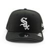 Cap 9SEVENTY Stretch Snapback Chicago White Sox MLB STRETCH SNAPBACK CAP BLACK CHICAGO WHITE SOX Hat 970 [New Era] [Used]