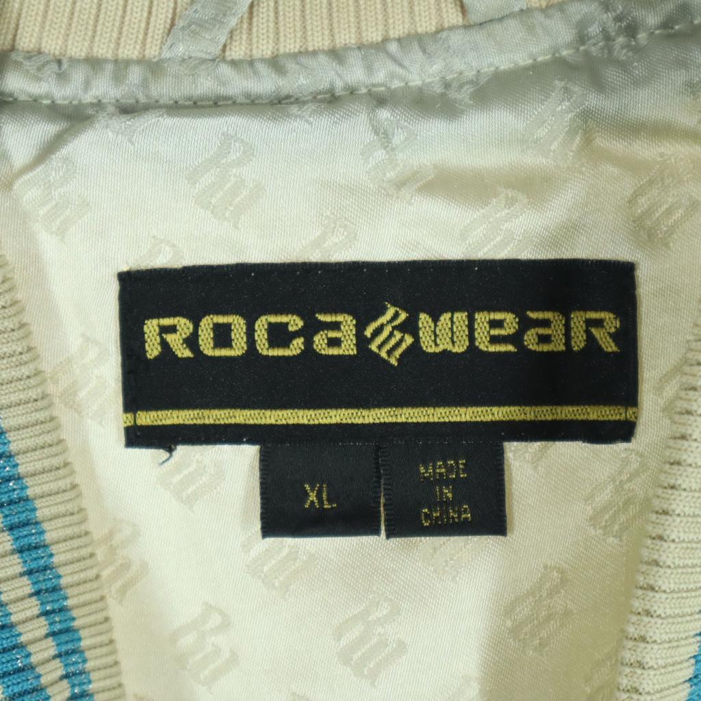 Rocawear Embroidery Long Sleeve Sukajan XL Beige Men's Used