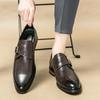 Moda Classica Moda Scarpe Chelsea in Pelle da Uomo Oxford a Taglio Basso Formali Matrimonio Festa Ufficio Business Casual Abito Scarpe con Suola Spessa