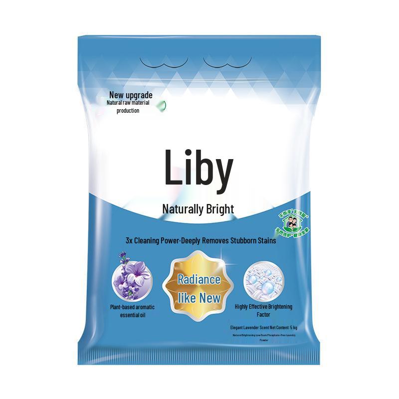 Liby 10 кг С ароматом лаванды Натуральный отбеливающий стиральный порошок