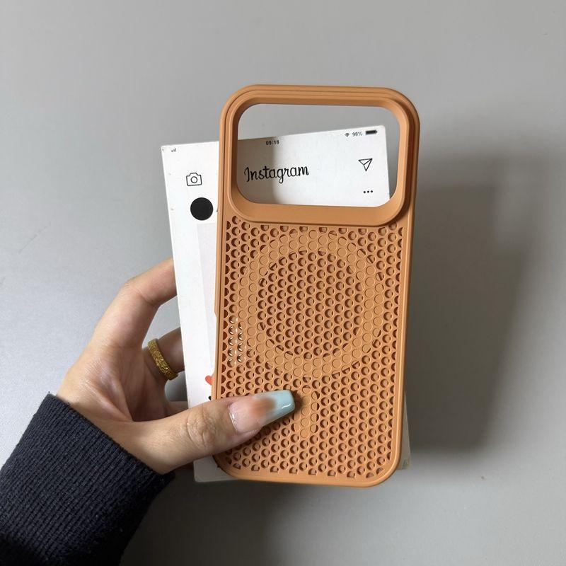 Honeycomb Magnetic Phone Case for Xiaomi Poco F9 Ultra F9 Pro F8 Ultra Thermal Mesh Heat Dissipation Shockproof Anti Scratch Protective Cover