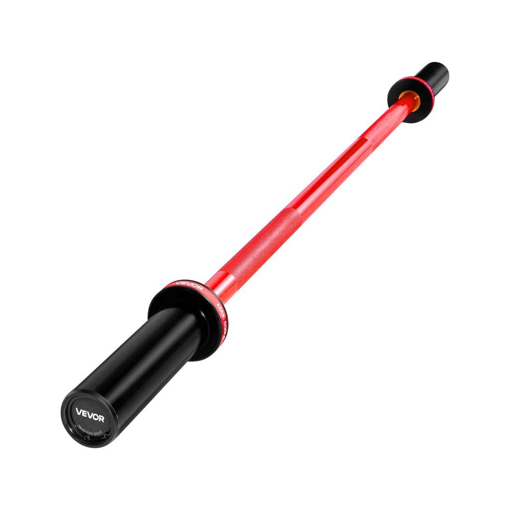 120cm Barbell Bar, Fit 2-Inch Weight Plates, Barbell Bar with Knurled Grip for Strength Training, Weightlifting, Squat, Deadlift, Bench Press, Curl,