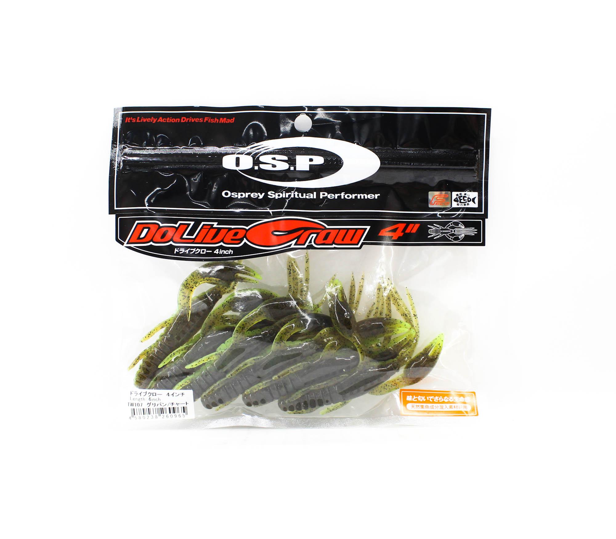 

Мягкая приманка OSP Dolive Craw 4 дюйма TW-107 (0965)