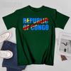 Unisex Short TShirt Democratic Republic of Congo Tshirt Tees Oneck T Shirts WoUnisex Boys 100 Cotton Unisex Apply All Seasons