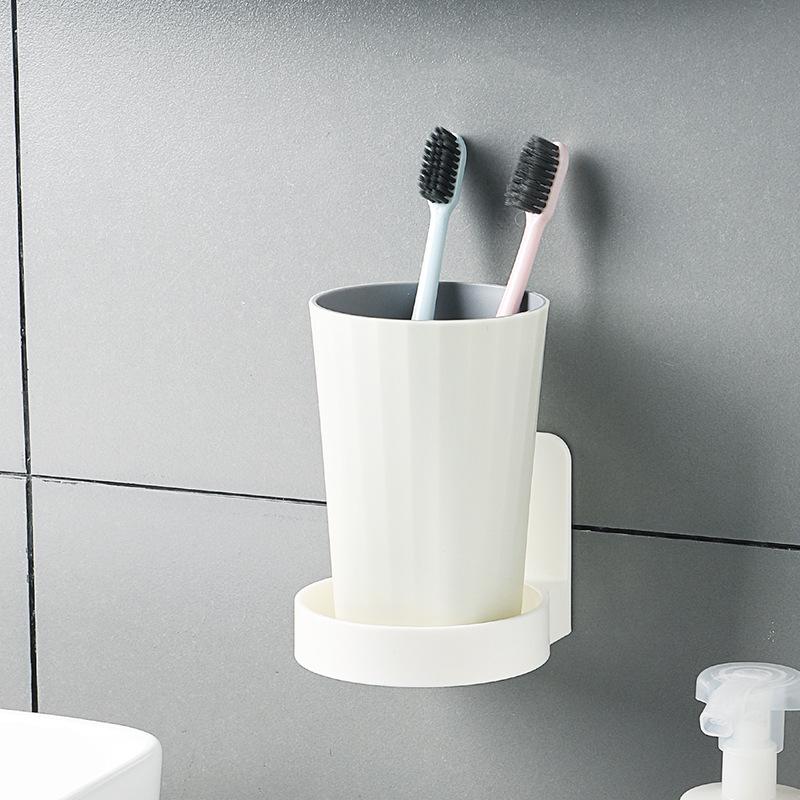 Punch-Free Wall-Mounted Bathroom Rack with Sensor Soap & Gel Dispenser