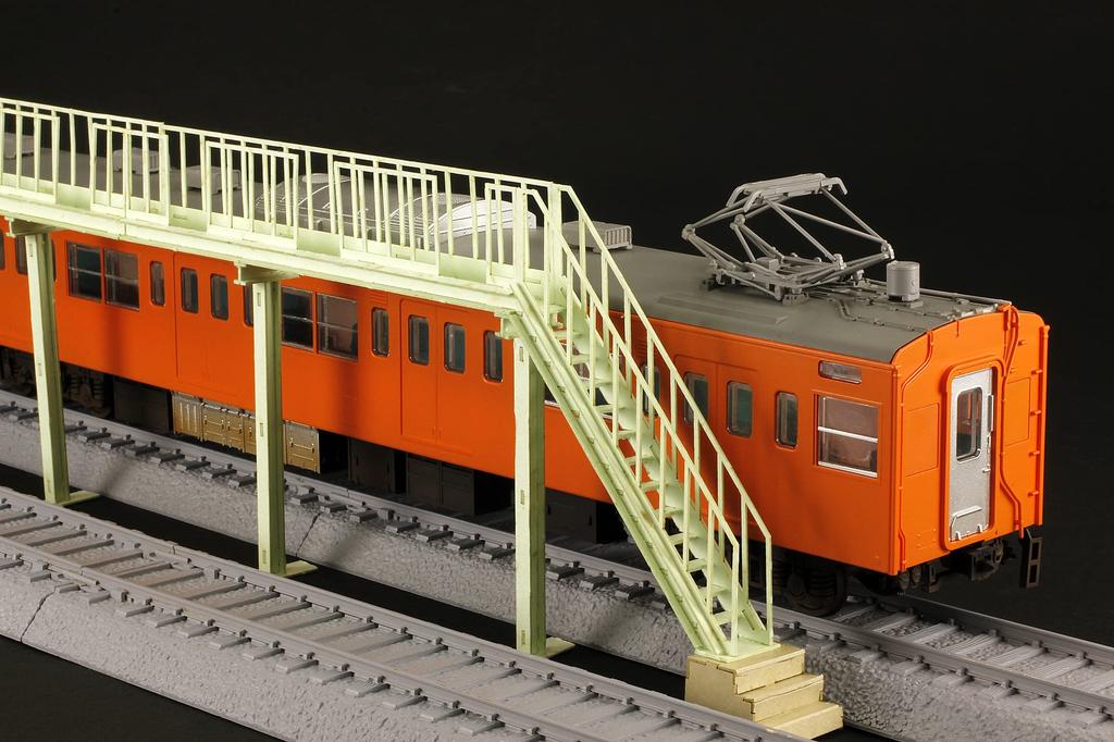 Plum PMOA HO Gauge 180 Pantograph Inspection Stand Unassembled Paper Kit Resale MS064 Diorama Supplies