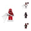 G0120 Superhero Building Blocks Spider-man Great Responsibility Suit In Red Cape