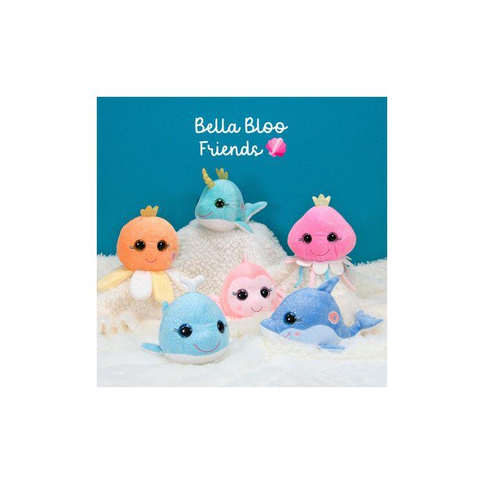 Peluche - peluche sonore dauphin bellabloo friends - 30 cm