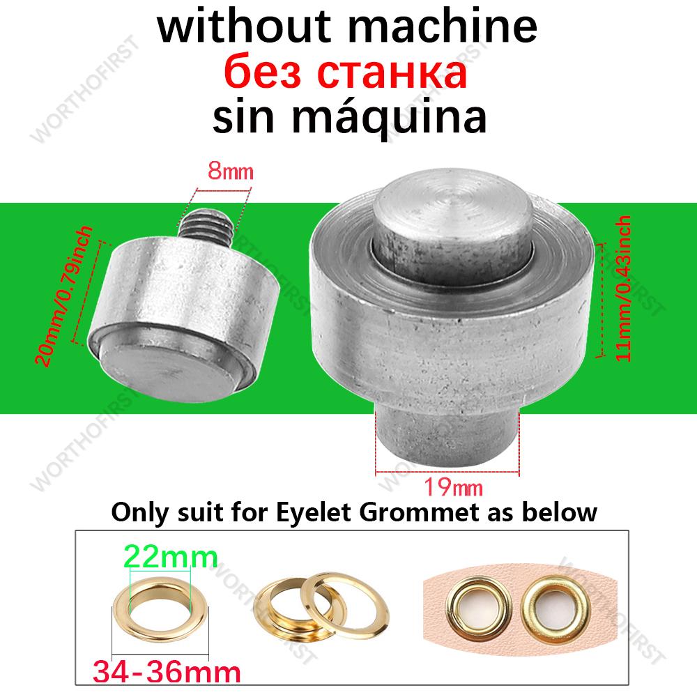 2.0-22mm Metal Punch Hole Eyelet Grommet Dies for Hand Punch Press Mold for Cloth Shoes Leathercraft Belts Sewing Accessorie