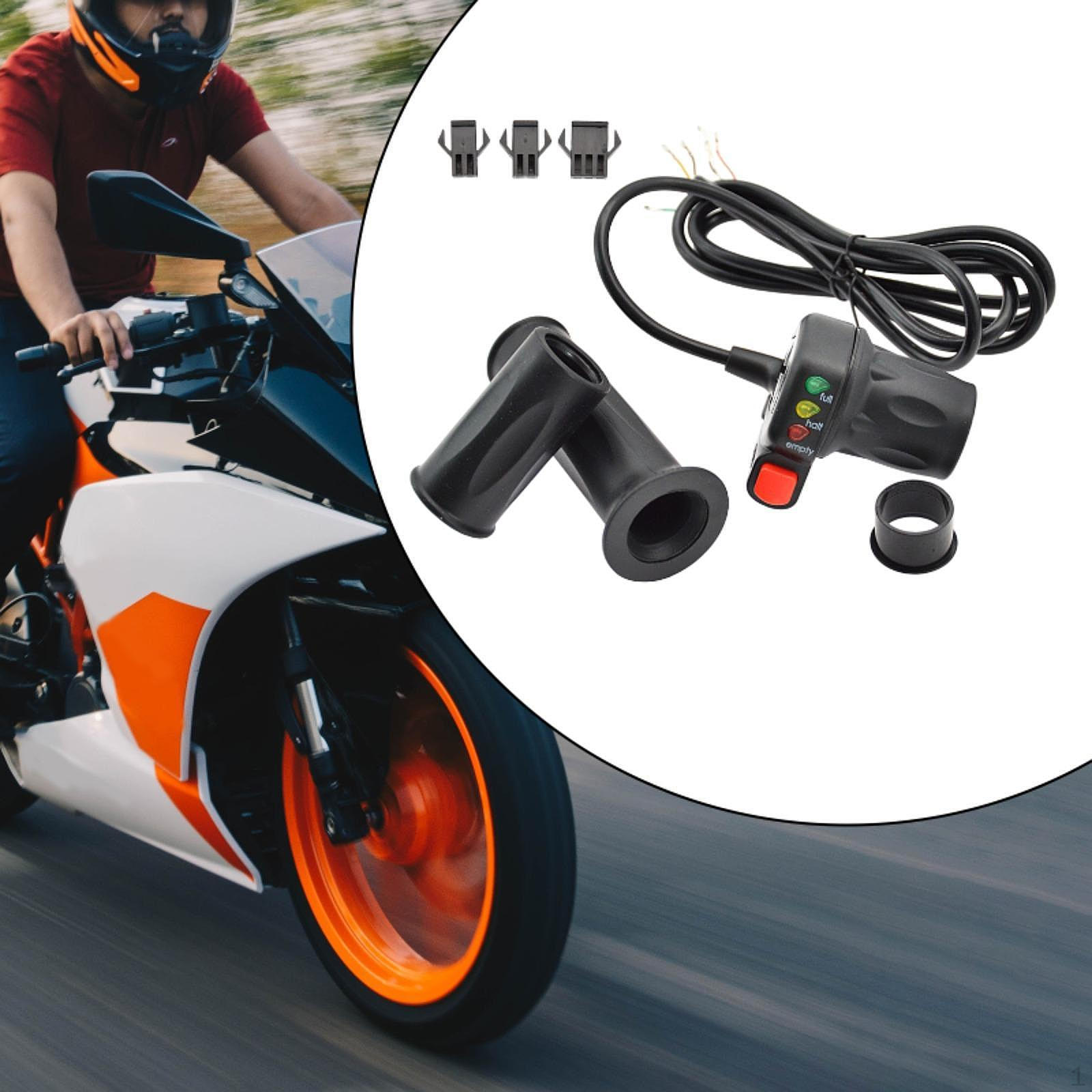 

Ручка газа Twist для велосипеда, водонепроницаемая, легкая, многоцелевая, регулятор скорости 48V