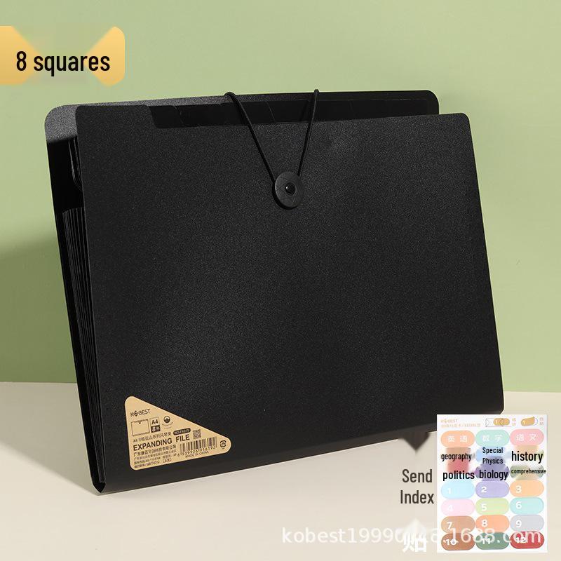 Accordion Bag for Office, Test Papers, Clips, and Organizing Documents