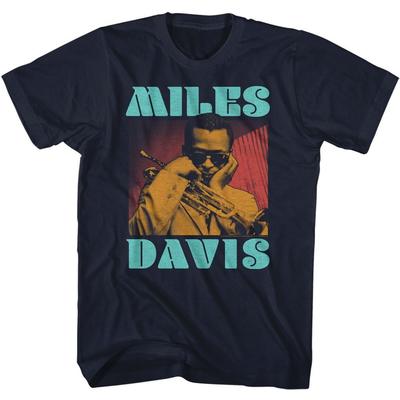 Miles Davis - Tri Color - Manica Corta - Adulto - Maglietta