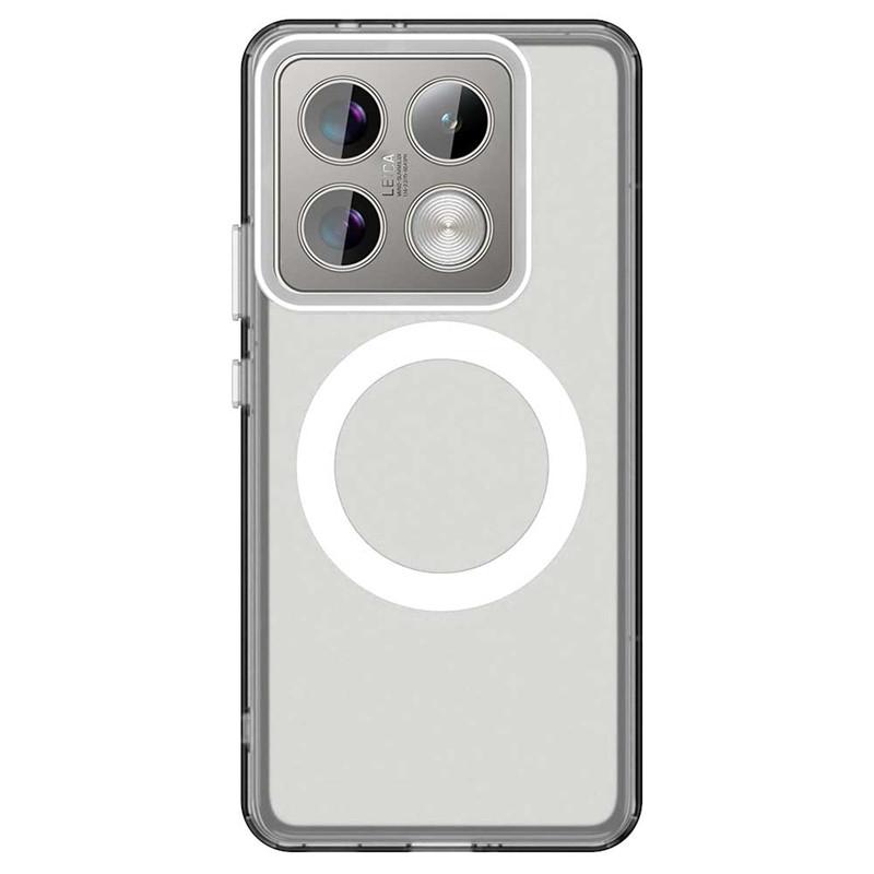 Nárazuvzdorný bezdrátový nabíjecí Magsafe kryt na telefon pro Xiaomi 14T 14 T Mi 14T Pro 5G Candy magnetický nárazník