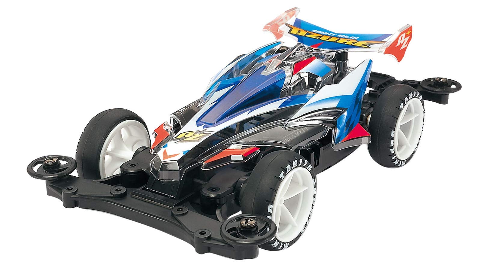

Tamiya Mini 4WD Специальное издание Avante Azure Clear Специальный пластиковый набор 95464 Mk.3 (Корпус из поликарбоната)