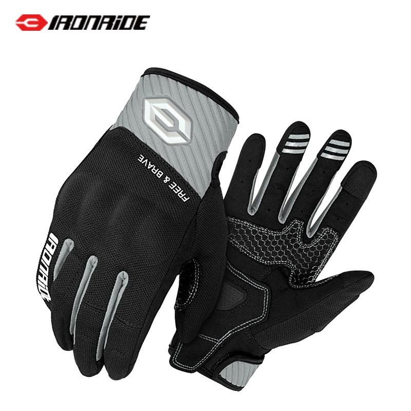 Motorcycle Gloves Full Finger Breathable Outdoor Riding Men Women With Touchscreen Compatibility