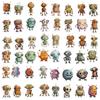 50Pcs Whimsical Robots Graffiti Sticker For Mobile Phones Refrigerators Computers Decor Waterproof Decals Cute Cartoon Stickers