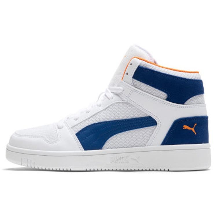 PUMA Rebound Layup Mesh  White Blue  Men s 370913-01 EU 38