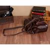 Women's Fashion Trend Leather Backpack Leisure Travel Oil Wax Soft Leather Small Backpack