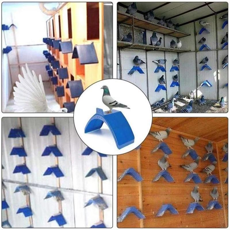 Lightweight Pigeon Perch Durable Portable Standing Holder Weatherproof Birdcage Accessory for Balcony Bird Loft