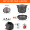 Cross-border Portable 1.6L Teapot and Kettle Outdoor Camping Cookware Set