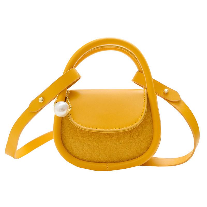 Stylish Mini Pu Leather Handbag For Kids With Trendy Colors Ideal For Daily Use