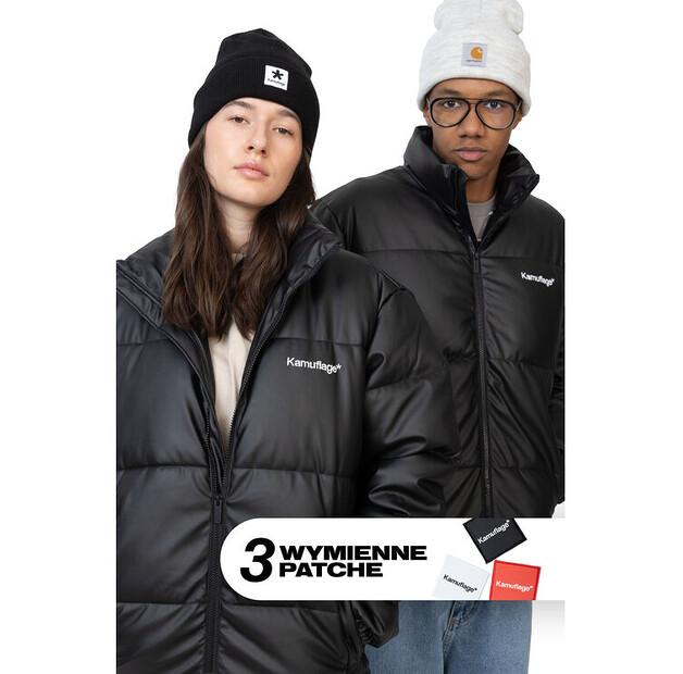 Куртка зимняя Kamuflage Puff Patchwork Eco-leather EU S