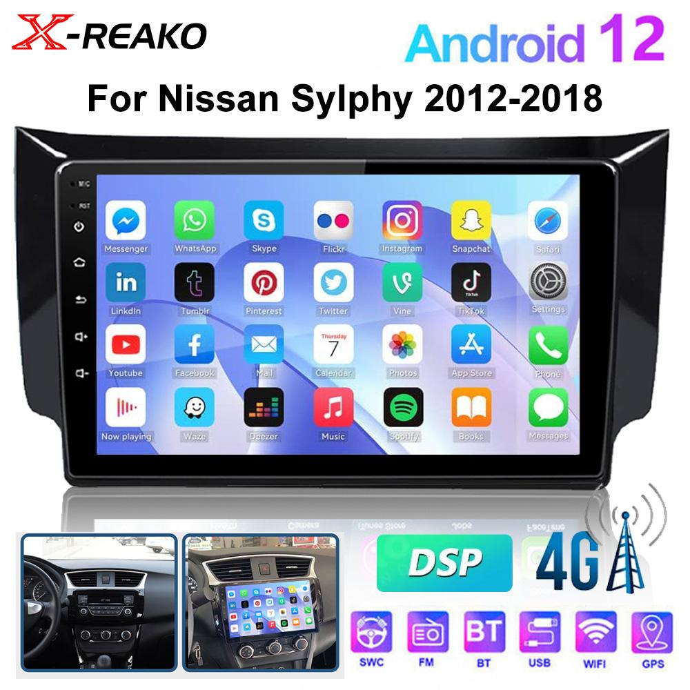 

Авторадио для Nissan Sylphy B17 Sentra 2012-2018 10,1 автомобильное радио стерео Wi-Fi GPS-навигация мультимедийный видеоплеер головное устройство 6+128