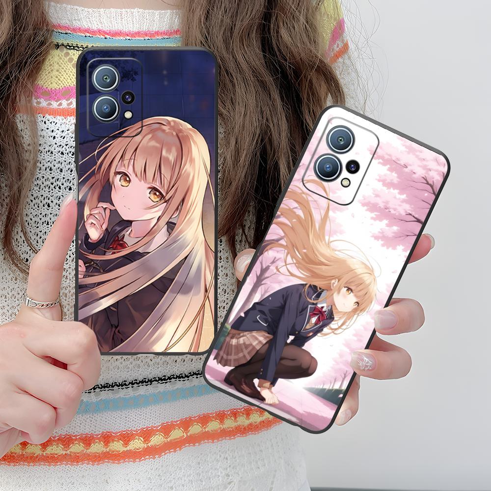 Angel Mahiru Shina Phone Case for Huawei P60 P50 P40 P30 P20 P10 P9 P8 Pro Lite Plus Soft TPU Shockproof Cover
