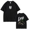 Unisex Attack On Titan Levi Ackerman Anime Manga Vintage Streetwear Loose Graphic Short Sleeve T-shirt