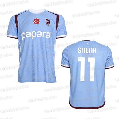 26-27 Trabzonspor Salah Voetbalshirt Heren Zomer Nieuw 3D Sport T-shirt Training Ademend Sneldrogend GezinsMatching