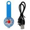 Hund Nachtlicht LED USB Wiederaufladbar Hundehalsband Lampe Wasserdichtes Licht