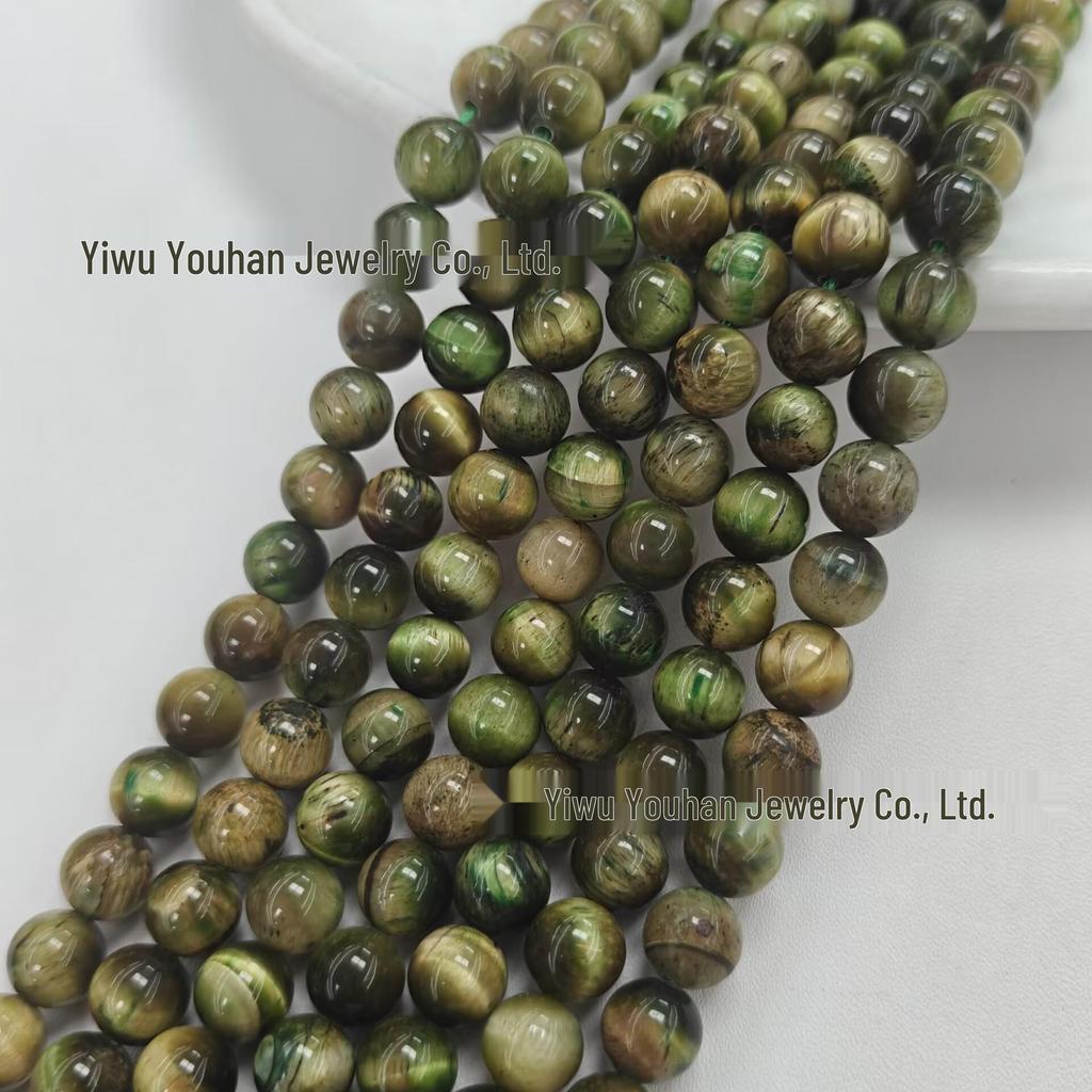 Handmade Natural Colorful Tiger Eye Stone Beaded Jewelry Accessories