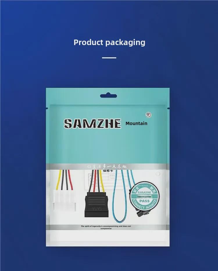 Shanze Vysokorychlostní SATA 3.0 Datový a Napájecí Kabel pro SSD a Pevné Disky