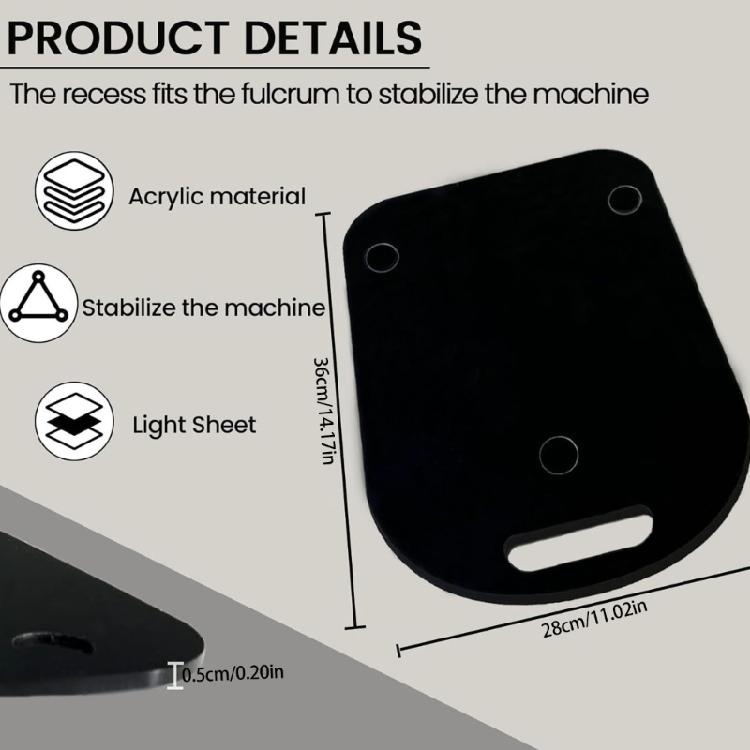 Gliding Board Nonslip Sliding Mat for TM5 TM 6 Food Processor Stand Mixer Pad for Kitchen Cooking Machine Moving Base