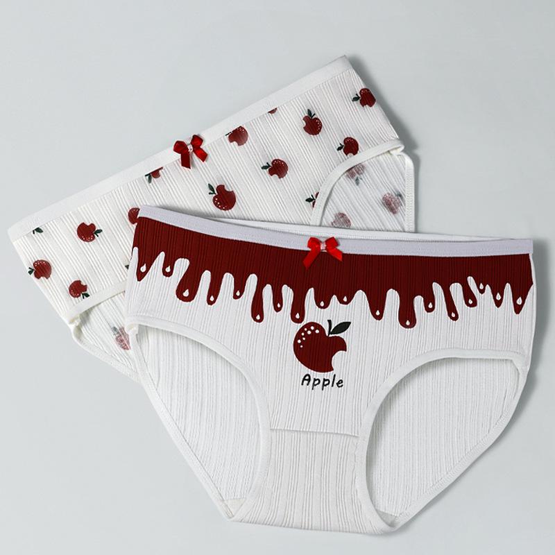 

Women s Seamless Summer Cotton Panties - Breathable, Cute Triangle Underpants M