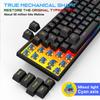 K61 Wired Mechanical Keyboard with Gaming Light Type-C Interface Plastic Material for Desktop Laptop New Product