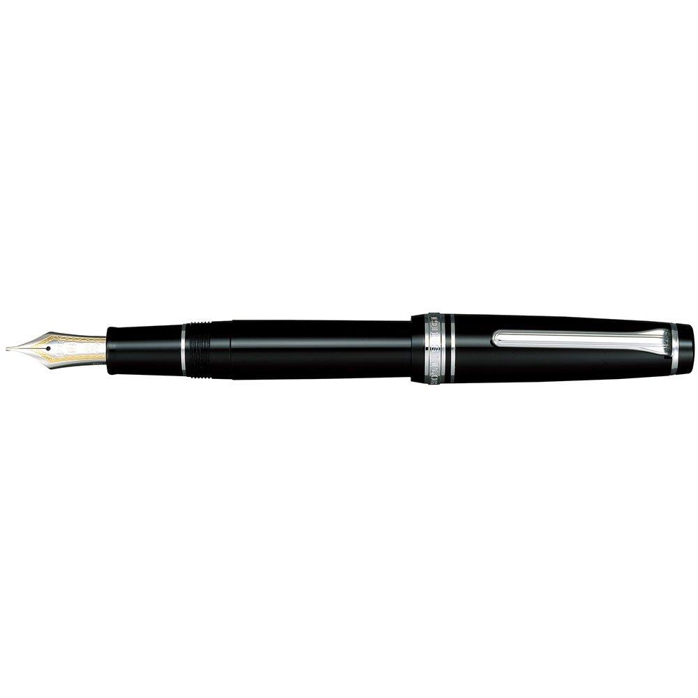 Sailor Professional Gear Reservoarpenna Medium, Silver, Svart, Spets, 11-2037-420