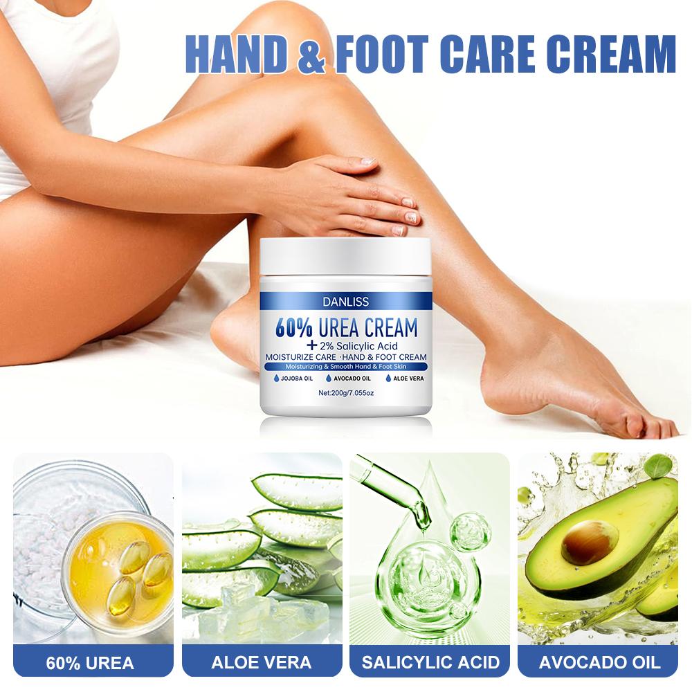 60% Urea Cream-Prevent Moisture Loss, Moisturize The Heels-Suitable for all Skin Types, 200ml
