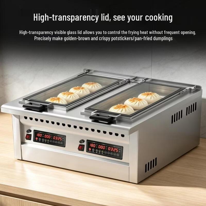 Commercial Automatic Potsticker and Fried Dumpling Griddle