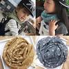 Girl's Kids Star Pentagram Warm Shawl Autumn Winter Gift Wraps Stole Soft Scarf