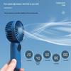 Compact USB Rechargeable Handheld Fan with Digital Display & Phone Holder
