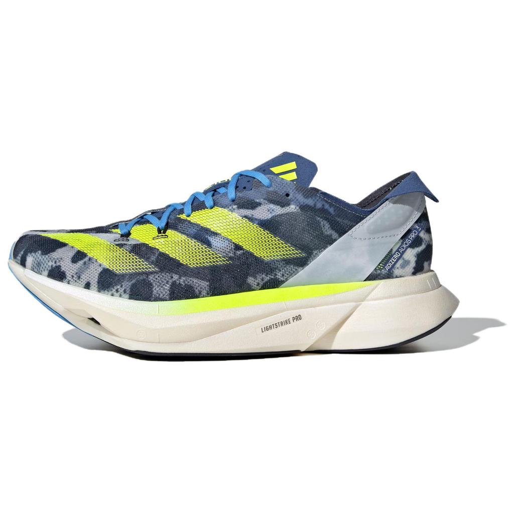 Adidas Adizero Adios Pro 3 White/Lemon/Blue Sneakers IG6441