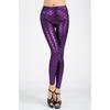 2025 Spring Summer New Fish Scale Nine-minute Pants Women High Elastic Thin Slim Bottoming Pants Slim Pants