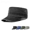 Hat Sunscreen Cap Men's Summer Visor Cap Cap Flat Top Military Cap Washed Old Deep Top Baseball Cap