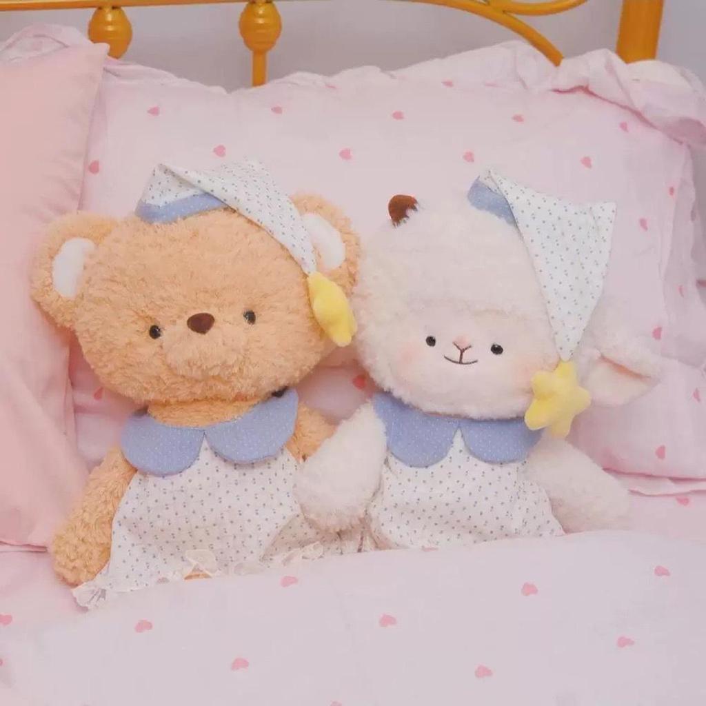 Little Sheep Character Pajama Plush Doll - Cute Birthday Gift for Girls