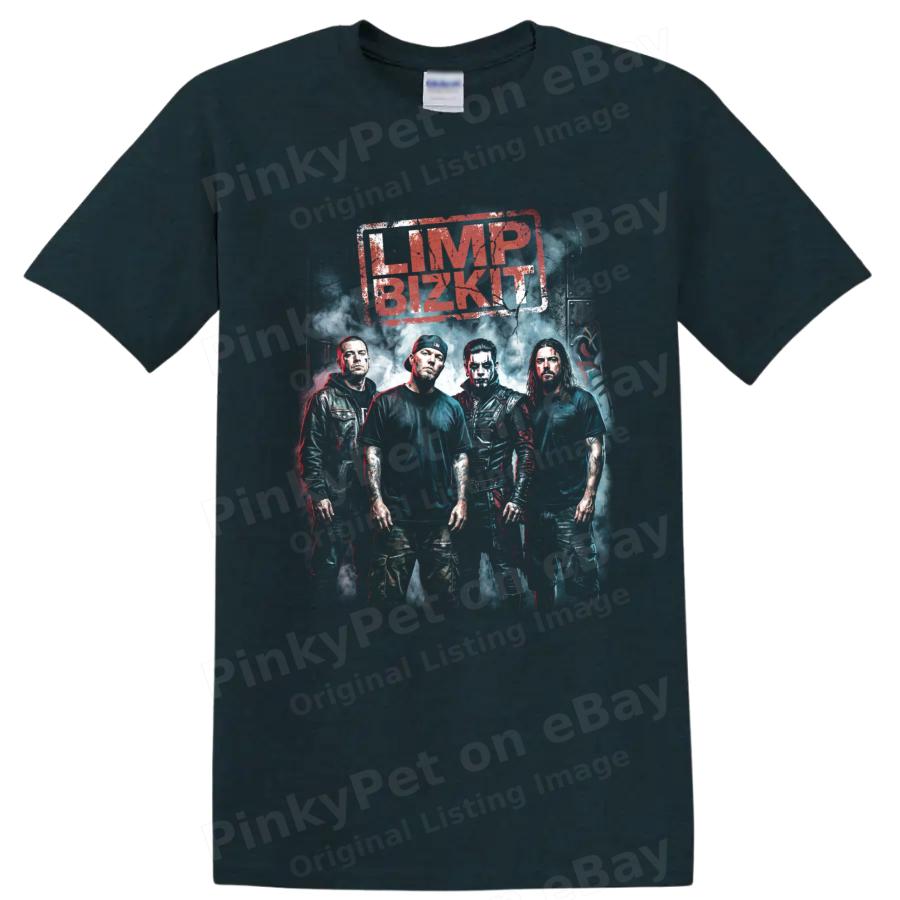 Limp Bizkit Nu Metal Bandmitglieder Poster Grafik T-Shirt Konzert Fan T-Shirt Stil
